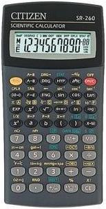 Actual product image Citizen Calculator scientific SR 260N