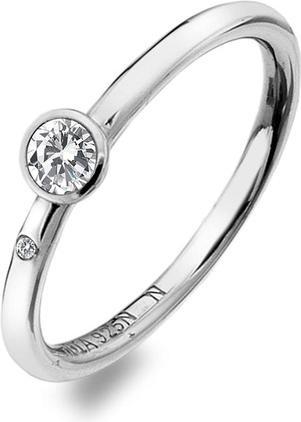Actual product image Hot Diamonds Luxury silver ring with topaz and Willow DR206 diamond - Circuit: 60 mm (60, 925 Silver)