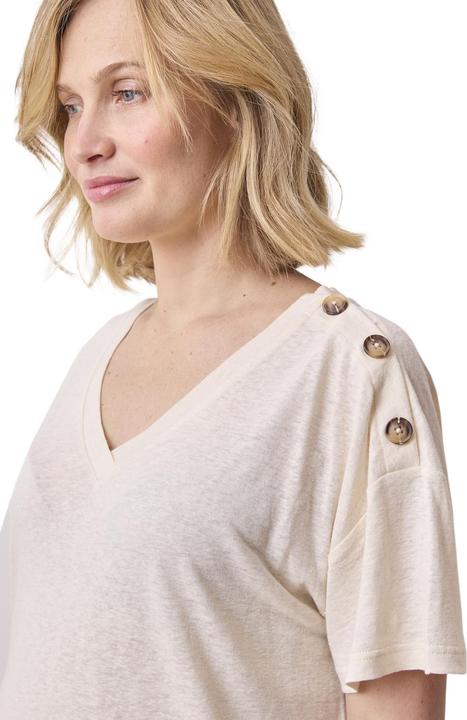 Produktbild Vertbaudet Umstands-Shirt mit V-Ausschnitt, Leinen/Viskose (42)