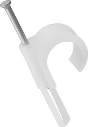 Actual product image Mepac Cable clip, plug-in mounting, polyamide, natural, 19... 22mm