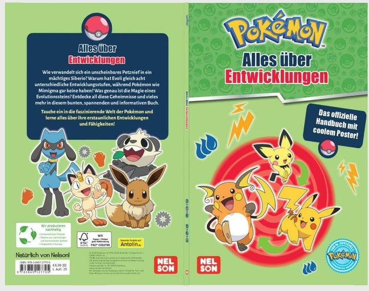 Immagine prodotto Pokémon Handbuch: Alles über Entwicklungen (Tedesco, 2025)