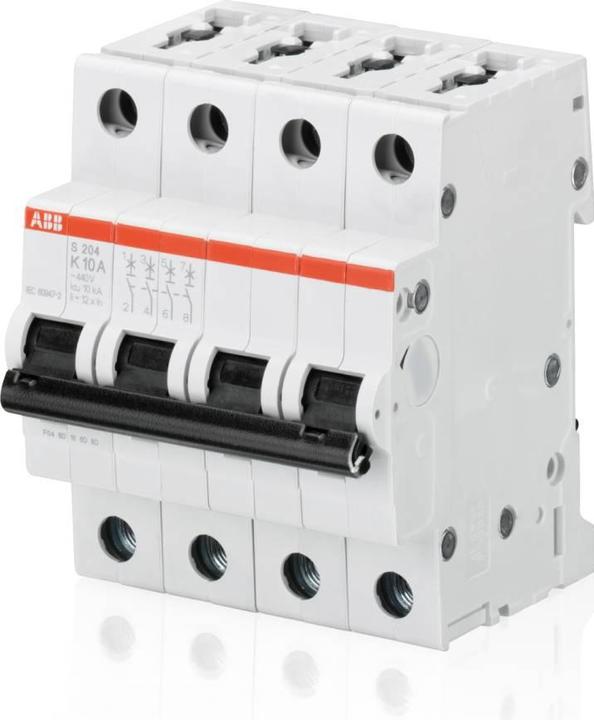 Immagine prodotto ABB S203-C25NA Interruttore automatico 25A 3 poli+NA 6kA C-Car