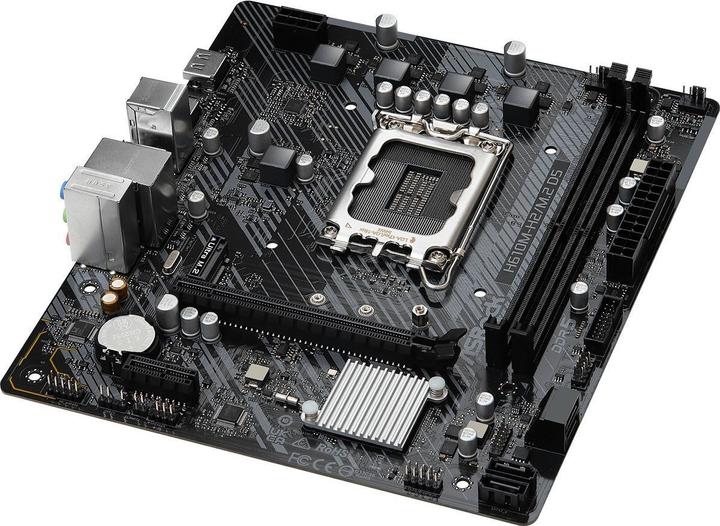 Actual product image AsRock H610M-H2/M.2 D5 LGA1700 2xHDMI (LGA 1700, Intel H610, mATX)