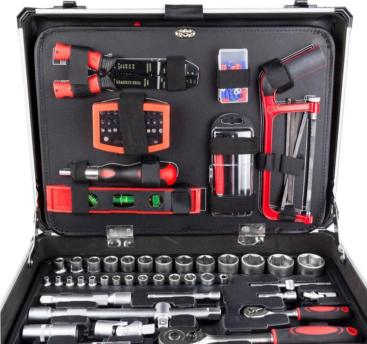 Actual product image Dema Aluminium tool box with tools 176 pcs. (176 pieces)