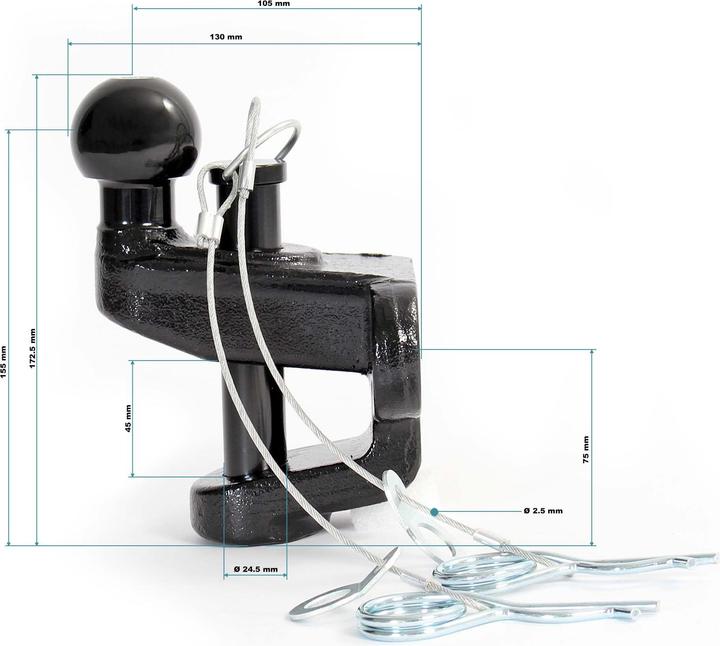 Actual product image XPOtool Trailer coupling