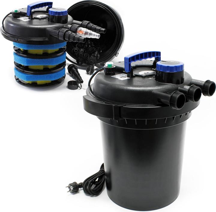 Produktbild SunSun CPF-250 Druckteichfilter 10.000 l/h / 11 W Teichdruckfilter Teichfilter