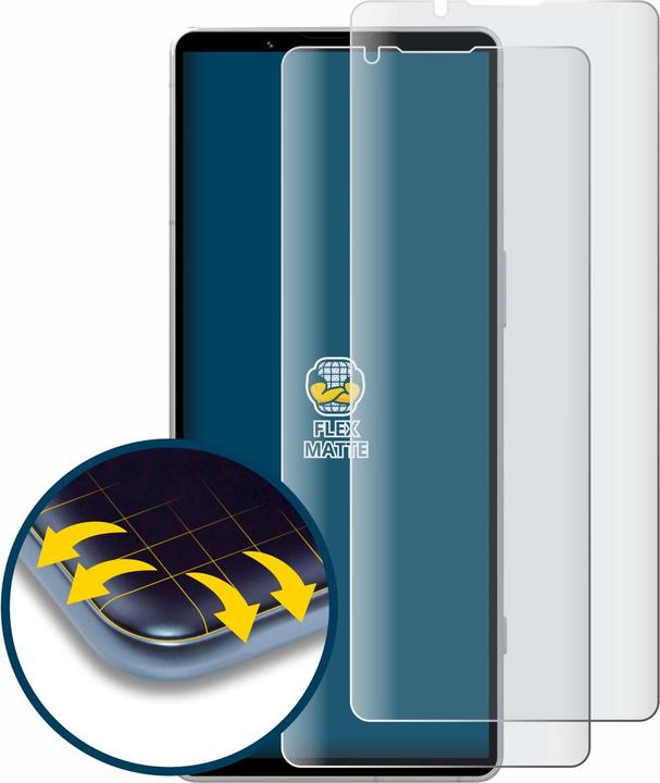 Immagine prodotto BROTECT Full-Cover Pellicola Opaca (2 Pezzo/i, Sony Xperia 5 V)