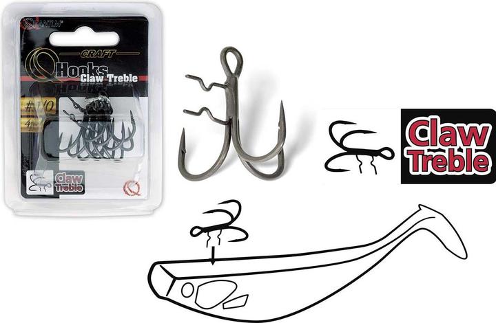 Produktbild Quantum Claw Treble Hooks