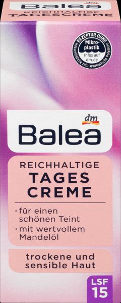Image du produit dm Balea Crème de Jour Riche SPF15 (50 ml, Crème de jour, SPF 15)