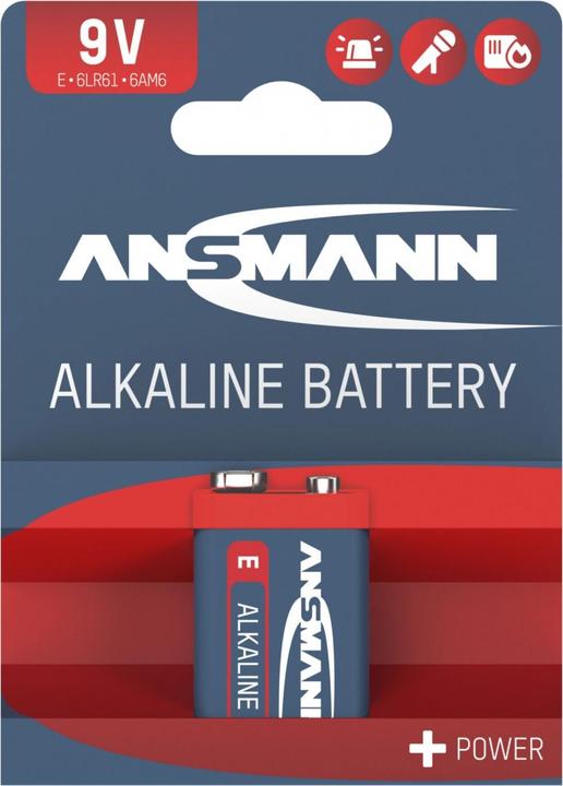 Produktbild Ansmann Alkaline 9V-Block red-line (1 Stk., 9V Block, 550 mAh)