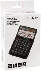 Actual product image Citizen Calculator WR 3000 (Solar cells)