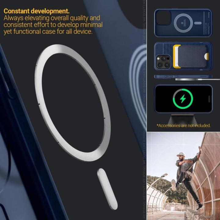 Actual product image Caseology Parallax Mag Magsafe Iphone 15 Pro Midnight Blue (Apple iPhone 15 Pro)