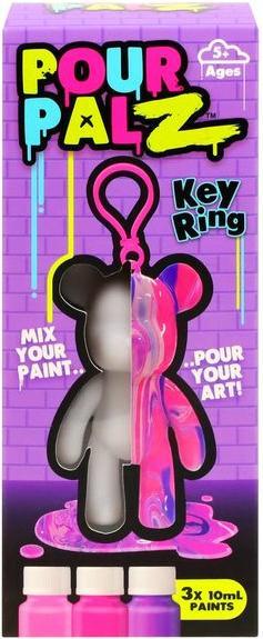 Produktbild Pour Palz DIY Mini Paint Bear w/keychain, ast.4, CDU