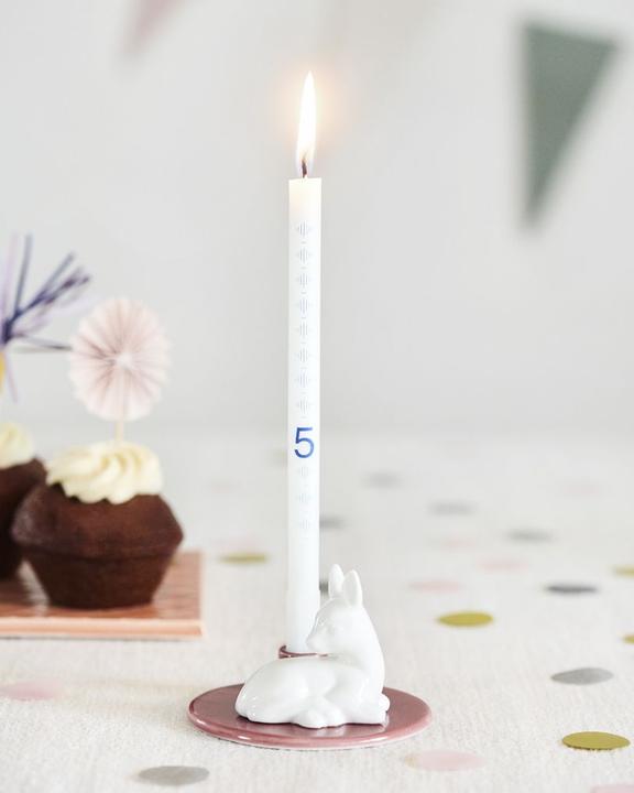 Immagine prodotto Dottir Candele Ø 13 mm 10 pezzi - Bianco con trasferimenti (81201)
