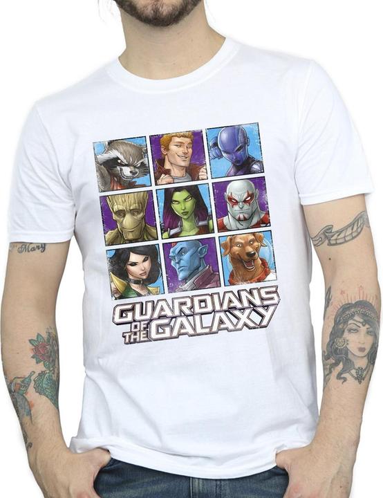Produktbild Guardians of the Galaxy Character Squares TShirt (3XL)