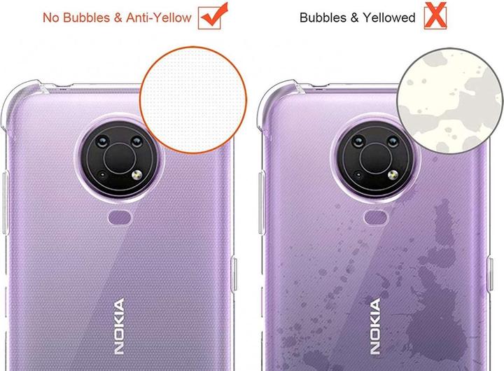 Produktbild Screenguard Nokia G10 Hülle Crystal Soft Airbag Bumper (Nokia G10)