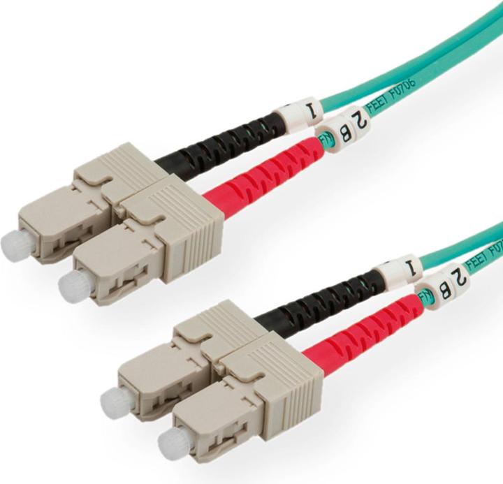 Actual product image OEM FO patch cable OM3 (S/UTP, CAT6e, 1 m)