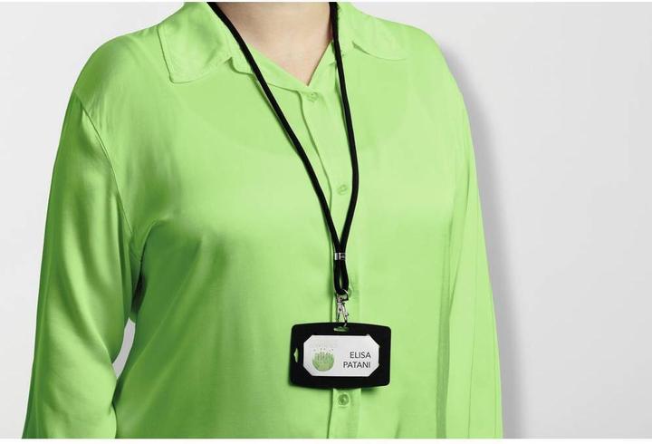 Actual product image Durable Name badge made from recycled paper