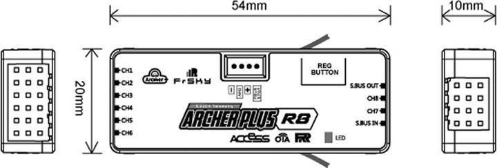 Productafbeelding FrSky Empfänger Archer Plus R8 2,4Ghz