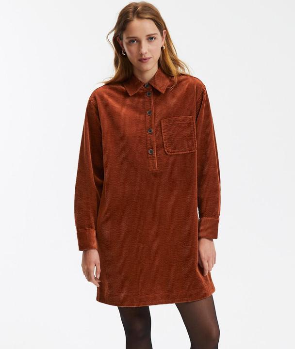 Actual product image La Redoute Collections Short corduroy dress Signature ALBANE (38)