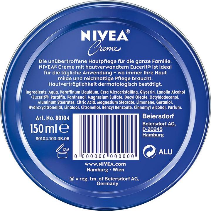 Produktbild NIVEA 80104 (Körpercreme, 150 ml)