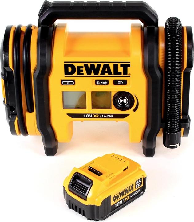 DeWalt DCC 018 N Akku Luftkompressor 18V 11bar KFZ + 1x Akku 4,0Ah - ohne Ladegerät (11 Bar, 14.70 l)