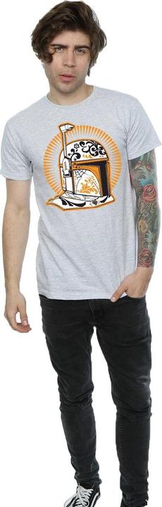 Image du produit Star Wars - T-shirt BOBA FETT DIA DE LOS MUERTOS - Homme (M)