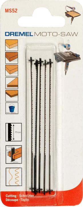 Produktbild Dremel Detail Mehrzweck-Holzsägeblatt (5 Stück)