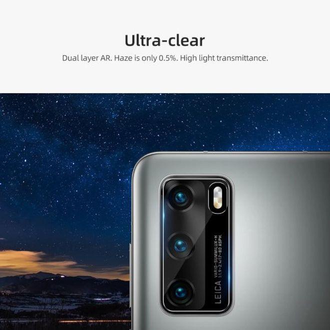 Actual product image Nillkin InvisiFilm AR Series camera protection glass (1 Piece, Huawei P40)