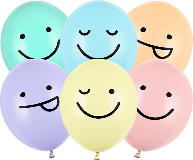 Produktbild Partydeco Luftballons 30 cm, Gesichter, Mix (1 Pck (1 x)
