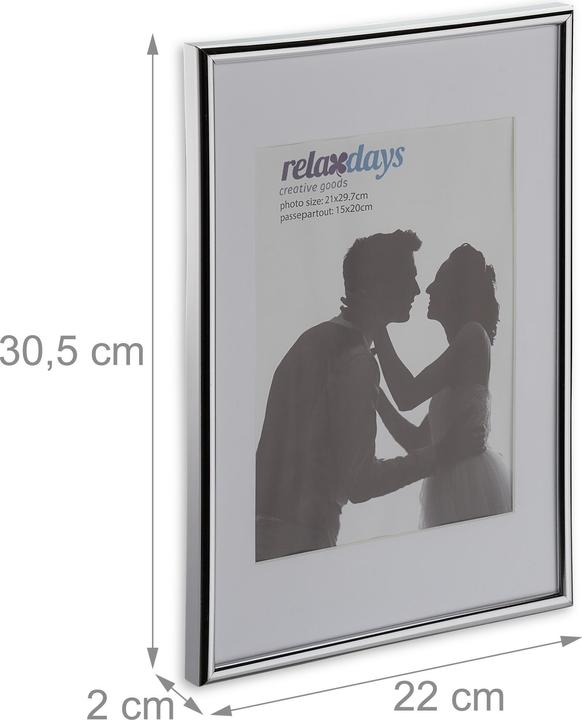 Productafbeelding Relaxdays 2x fotolijst (A4)