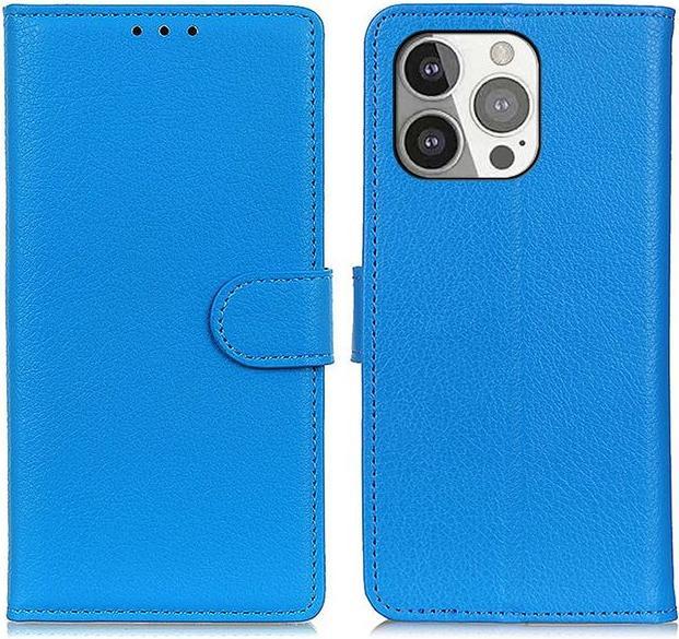 Produktbild MU Classic Litchi Leder Bookcover Series (Apple iPhone 13 Pro)