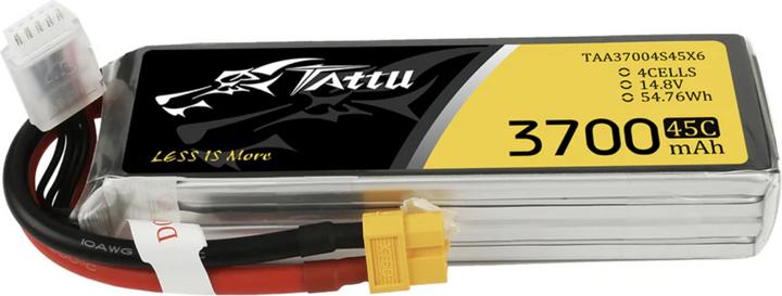 Productafbeelding Tattu RC batterij LiPo 3700 mAh 14,8 V 45C (14.80 V, 3700 mAh)