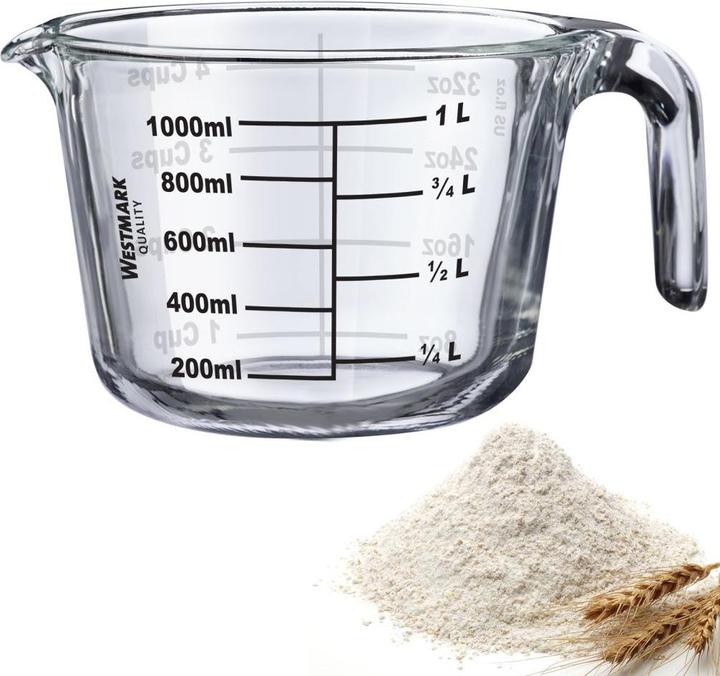 Produktbild Westmark Messkanne, Borosilikatglas, 1 l (1000 ml)
