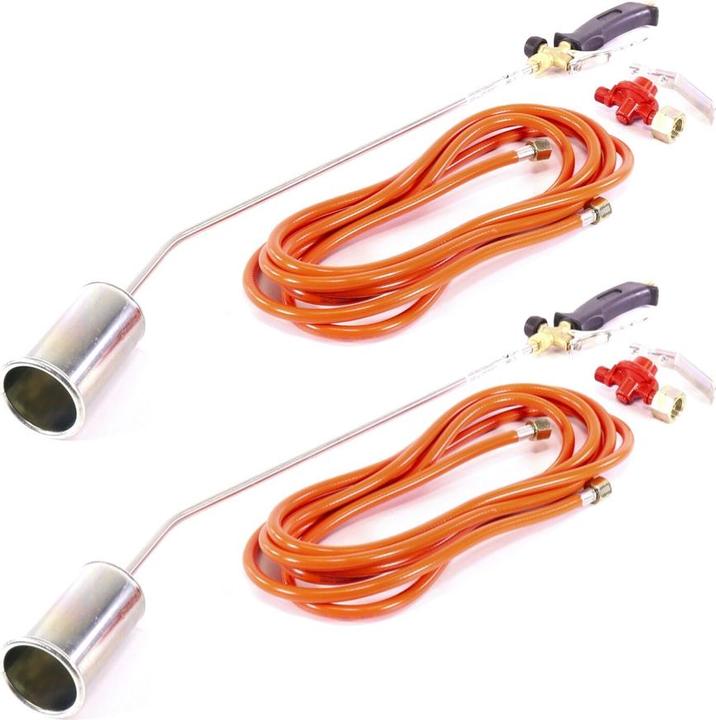 Actual product image Rothenberger ROMAXI ECO Set 2x heating torch set + hose + regulator 1060 °C ( 2x 1500000