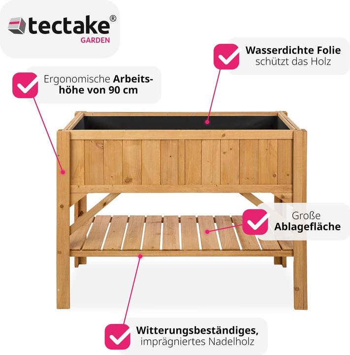 Actual product image tectake Raised bed
