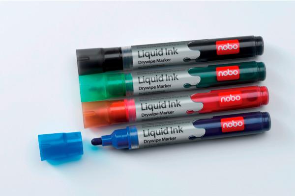 Produktbild Nobo Liquid Ink Boardmarker (Mehrfarbig, 3 mm, 6 x)
