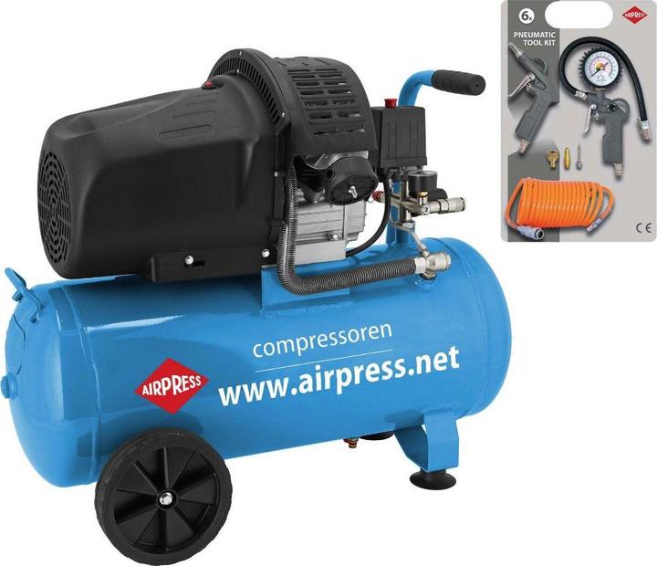 Actual product image Airpress Oil Compressor V 50l (8 bar, 50 l)