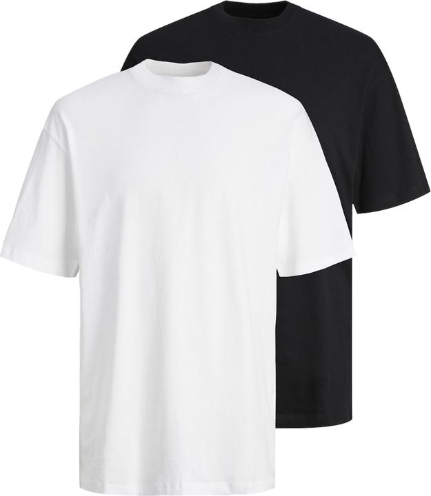 Jack & Jones 2er-pack Einfarbig Rundhals T-shirt T-shirt