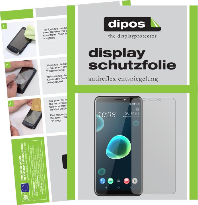 Actual product image Dipos Screen Protector Anti-Glare (1 Piece, HTC Desire 12)