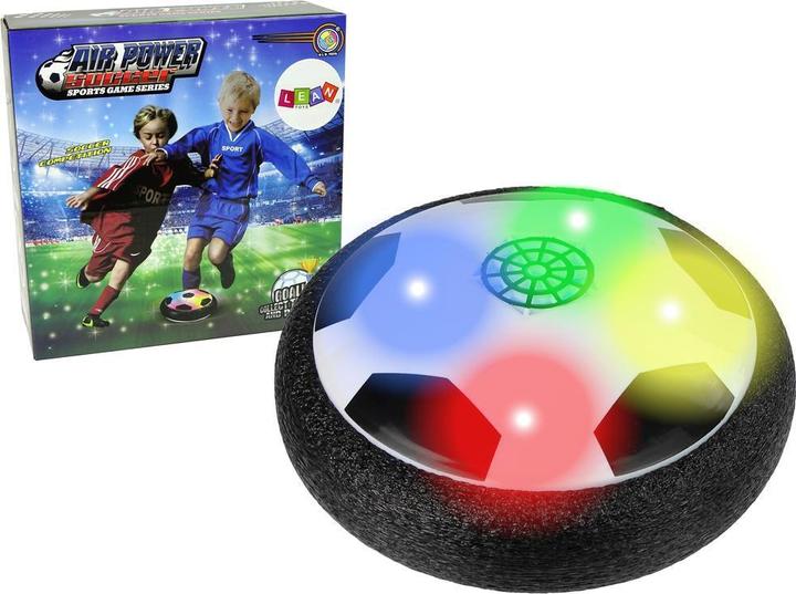 Lean Toys Air soccer ball Air Power LED with padding