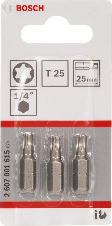 Actual product image Bosch Professional Zubehör Screwdriver bit (T25)
