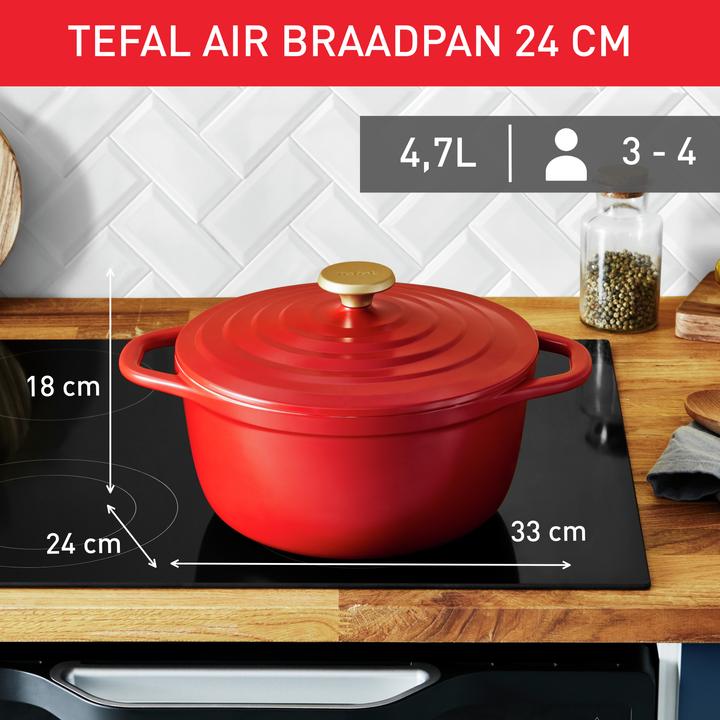 Productafbeelding Tefal E2544604 (24 cm, Steelpan, Gegoten aluminium)