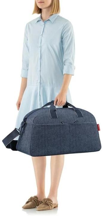 Produktbild reisenthel Reisetasche Overnighter Herringbone Dark Blue (45 l)