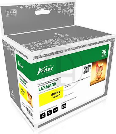 Actual product image Astar Yellow - compatible - toner cartridge - for Lexmark CX510de (Y)