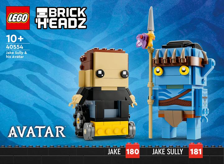 Produktbild LEGO BrickHeadz Jake Sully und sein Avatar 40554 (40554, LEGO Brickheadz, LEGO Seltene Sets)
