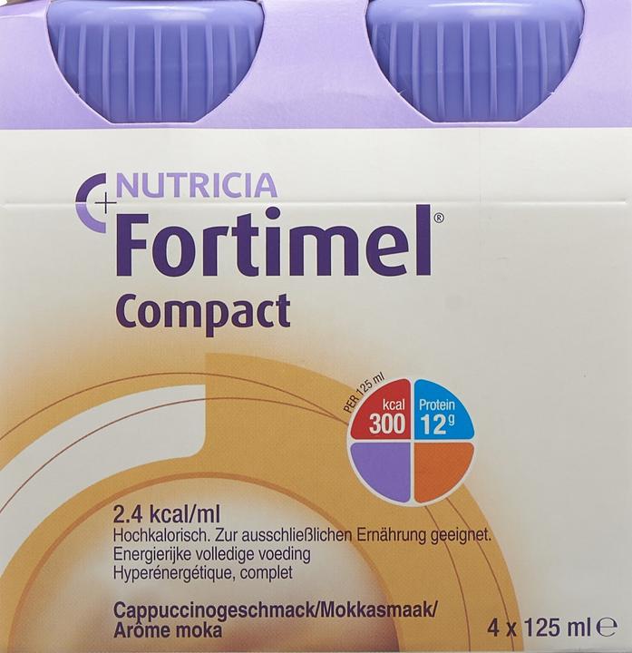 Actual product image Fortimel Compact 2.4 Cappuccino (Cappuccino, 4 x)