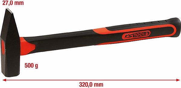 Actual product image KS Tools fitter's hammer (590 g)