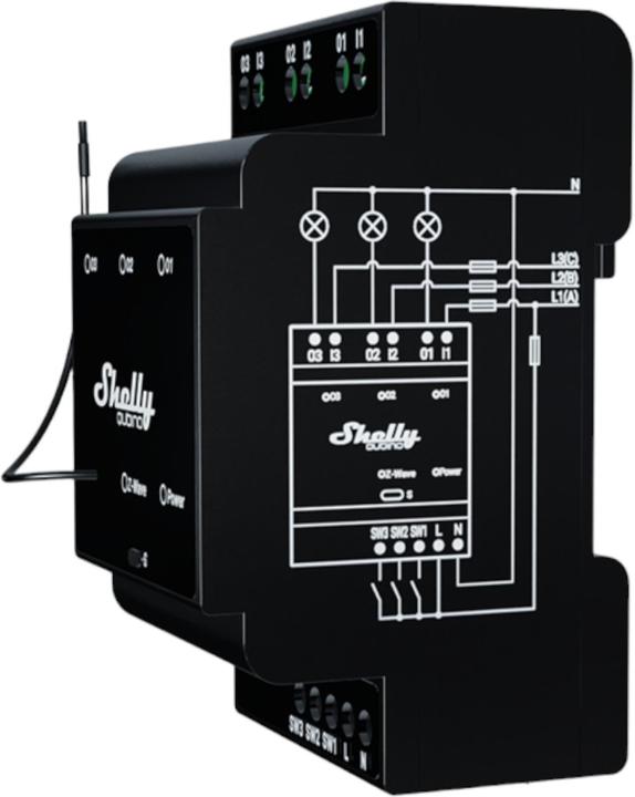 Actual product image Shelly Qubino Wave Shutter (Switch actuator)