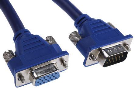 Actual product image Rs Pro Male VGA to Female VGA Cable, 3m (0.19 m, VGA)